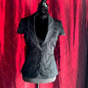 GUESS Low Cut Business Casual Button Up Top